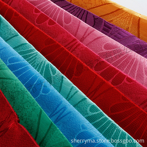 10 years experience meek satin jacquard fabric